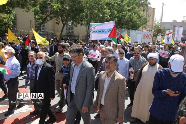 راهپیمایی روز جهانی قدس در بوشهر