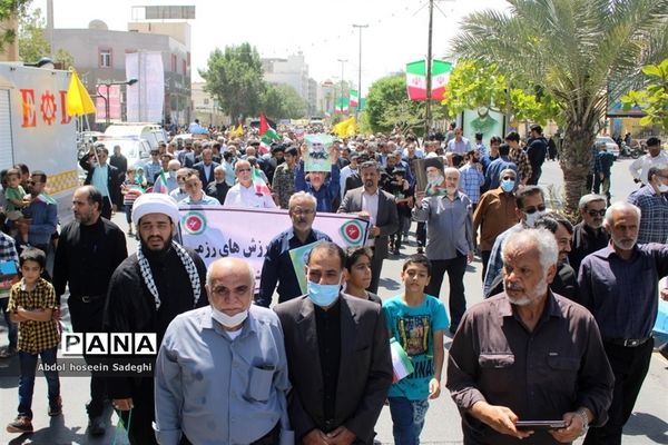 راهپیمایی روز جهانی قدس در بوشهر