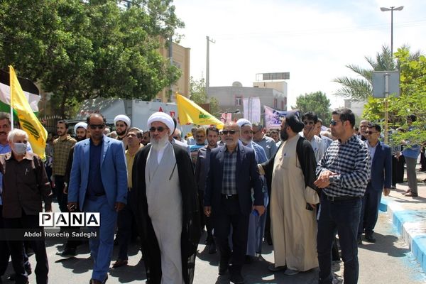 راهپیمایی روز جهانی قدس در بوشهر
