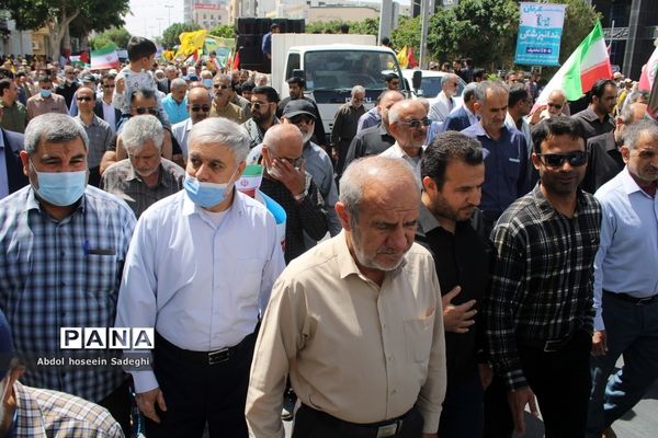 راهپیمایی روز جهانی قدس در بوشهر