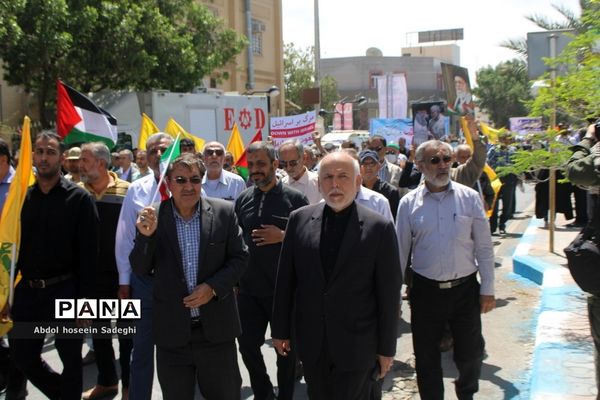 راهپیمایی روز جهانی قدس در بوشهر