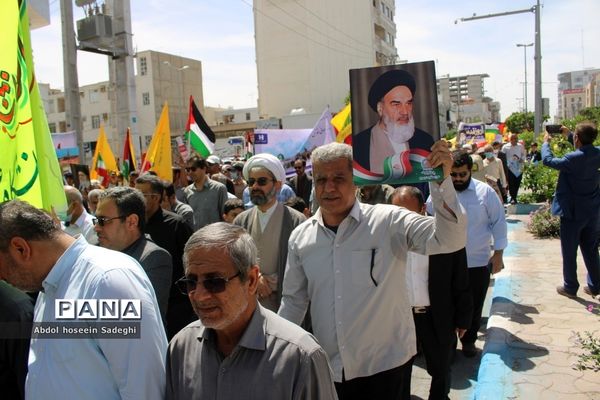 راهپیمایی روز جهانی قدس در بوشهر