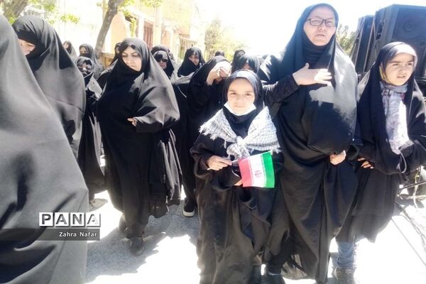 حضورمردم شهر بهمن در راهپیمایی روز جهانی قدس