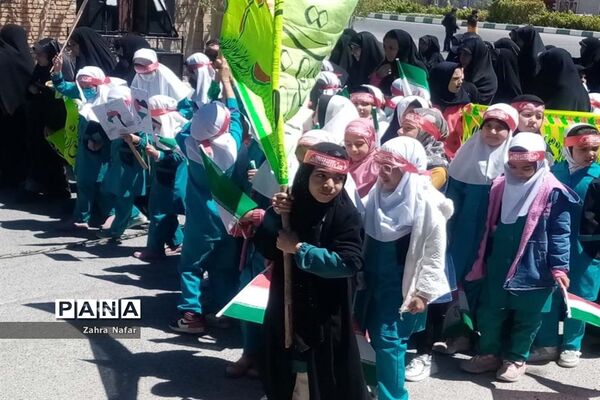 حضورمردم شهر بهمن در راهپیمایی روز جهانی قدس