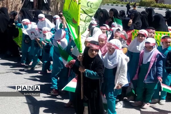حضورمردم شهر بهمن در راهپیمایی روز جهانی قدس