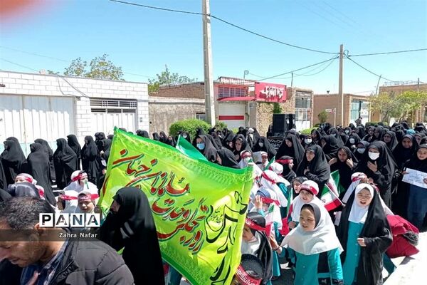 حضورمردم شهر بهمن در راهپیمایی روز جهانی قدس