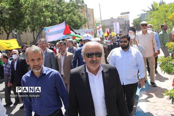 راهپیمایی روز جهانی قدس در بوشهر