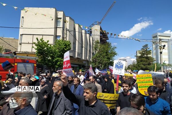 راهپیمایی روز قدس در البرز