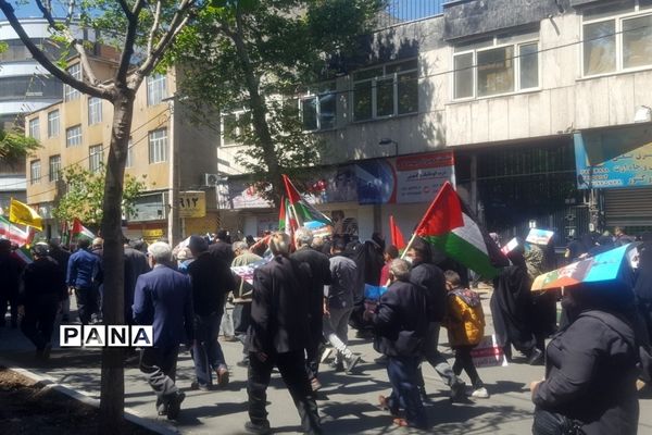 راهپیمایی روز قدس در البرز