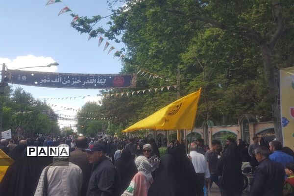 راهپیمایی روز قدس در البرز