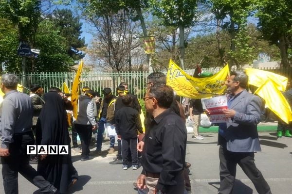 راهپیمایی روز قدس در البرز