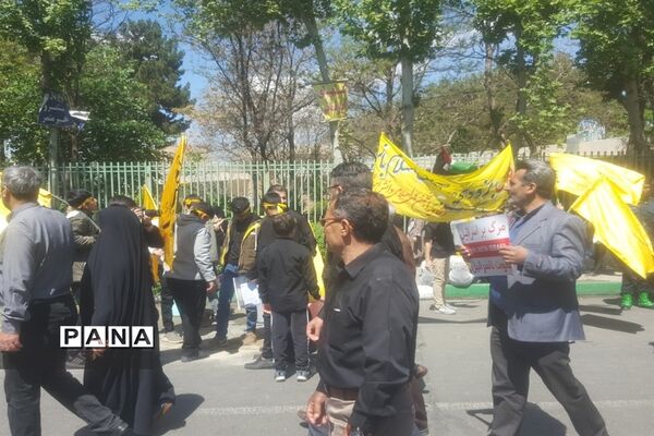 راهپیمایی روز قدس در البرز