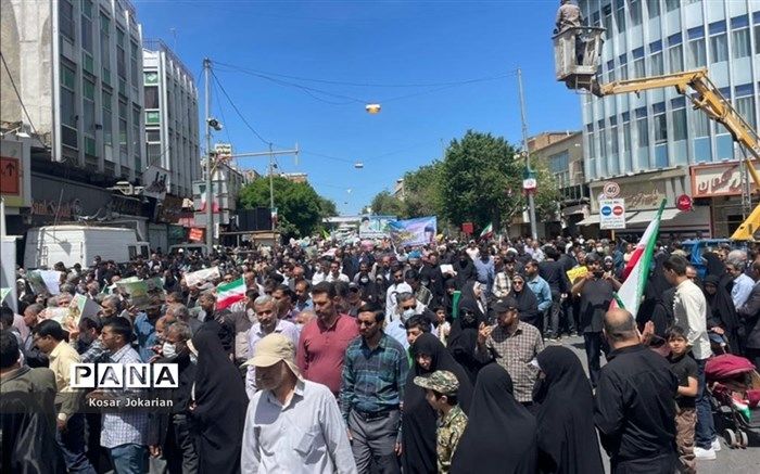 راهپیمایی روز جهانی قدس در شهرستان اقلید