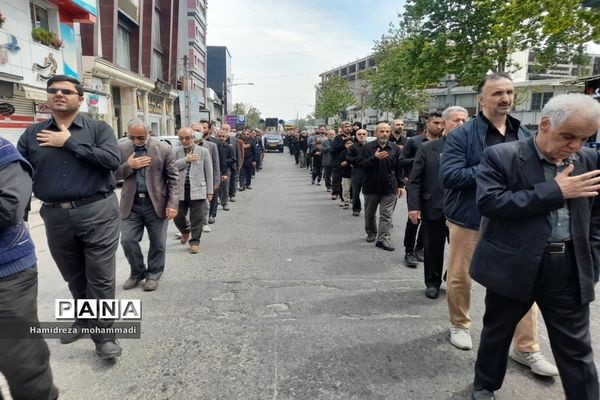 آیین دسته‌روی سالروز شهادت امام علی (ع) در قائمشهر