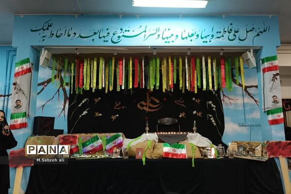 تشییع پیکر شهید گمنام همزمان با شهادت حضرت عشق علی (ع)