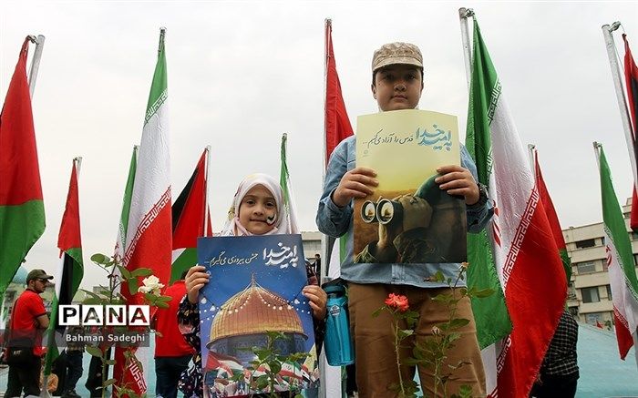 آمادگی دانش‌آموزان هرمزگانی برای حضور در راهپیمایی روز قدس/ فیلم