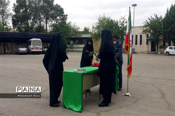 مراسم تشییع پیکر شهید گمنام در منطقه جوادآباد
