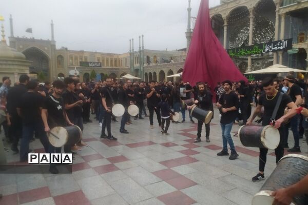 دسته عزاداری دبیرستان هدایتی قم به مناسبت سالروز شهادت امام علی (ع)