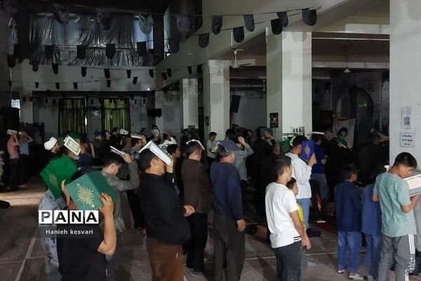 مراسم احیای شب بیست و سوم ماه رمضان در آستان مقدس امامزادگان طاهر و مطهر شهرستان ورامین