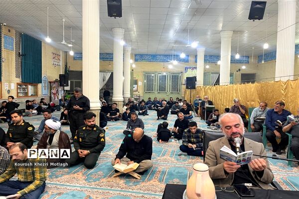 مراسم احیای شب بیست و سوم ماه مبارک رمضان و برپایی موکب امیرالمؤمنین در شهرستان کازرون