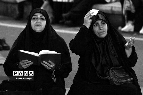 مراسم احیای شب بیست و سوم ماه رمضان در میدان فلسطین تهران