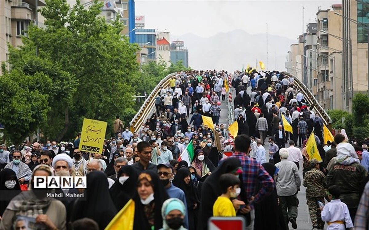 شروع راهپیمایی روز جهانی قدس از ساعت ۱۰ + مسیرهای ده‌گانه راهپیمایی در تهران