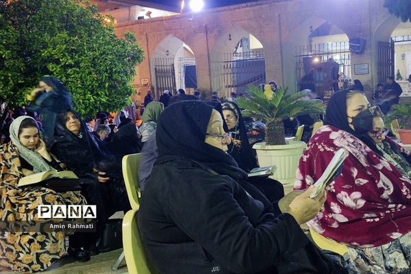 برگزاری مراسم احیای شب قدر در حرم مطهر علی ابن حمزه(ع)