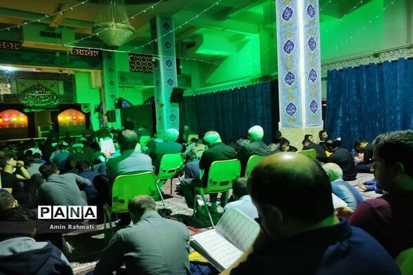 برگزاری مراسم احیای شب قدر در حرم مطهر علی ابن حمزه(ع)