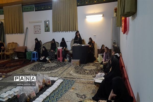 مراسم احیای شب بیست و سوم ماه رمضان در مسجد سیدالشهدا شهرک آزادگان