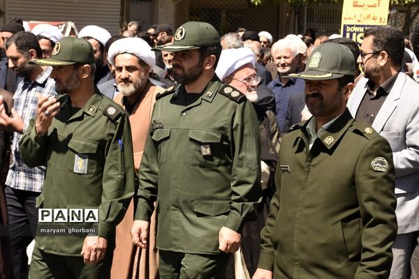 راهپیمایی روز قدس در شهرستان بهنمیر