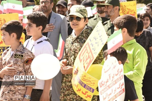 راهپیمایی روز قدس در شهرستان بهنمیر