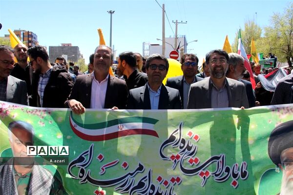 راهپیمایی روز قدس در شهرکرد