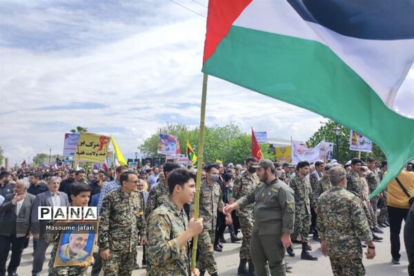 راهپیمایی روز قدس در علی آباد کتول