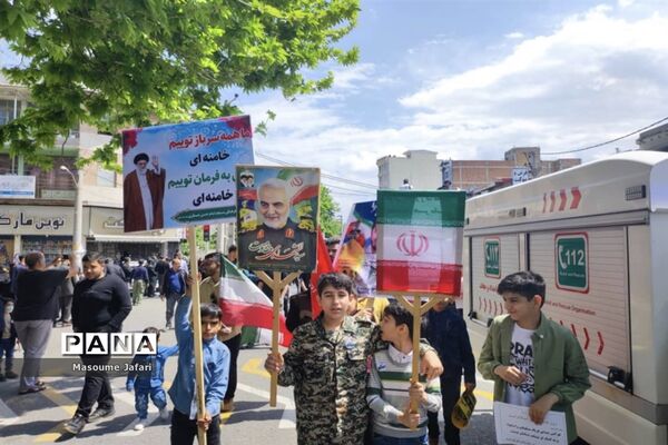 راهپیمایی روز قدس در علی آباد کتول