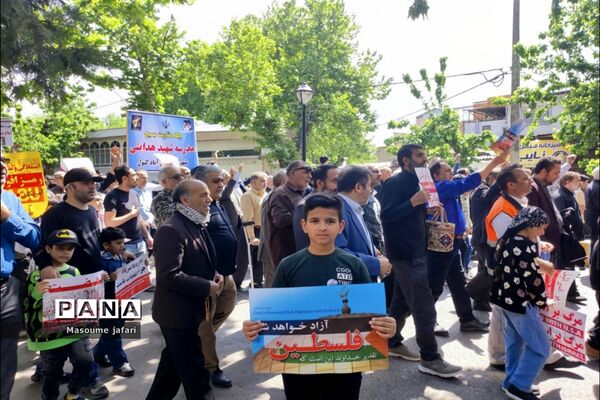 راهپیمایی روز قدس در علی آباد کتول