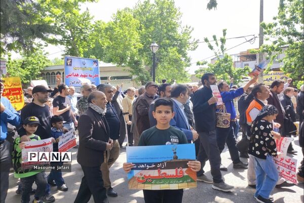 راهپیمایی روز قدس در علی آباد کتول