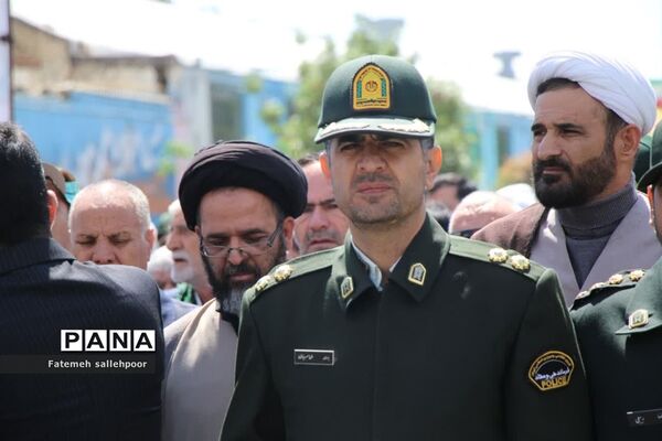 حضور پرشور دهه‌نودی‌ها در راهپیمایی روز قدس شهرستان قرچک