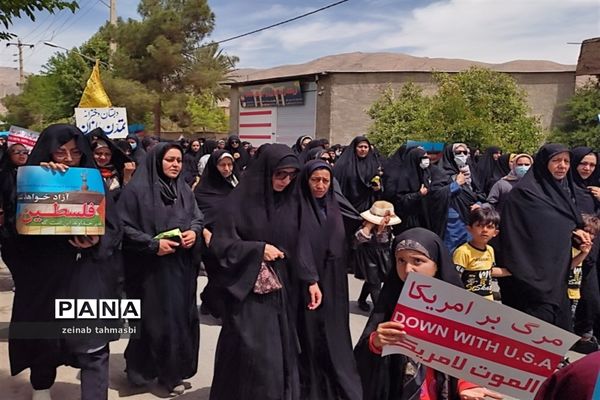 حضور پر شور مردم سروستان در راهپیمایی روز قدس