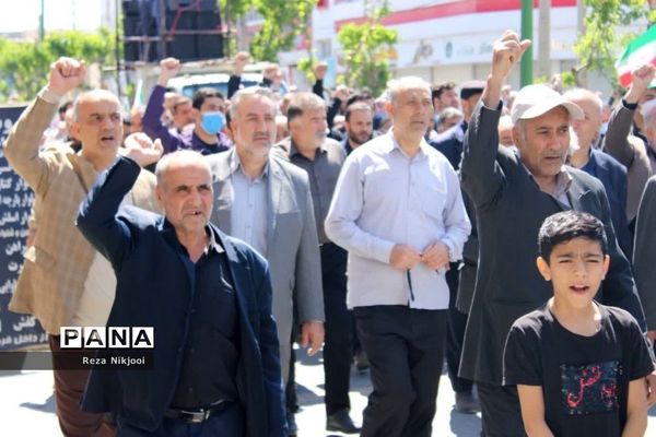 حمایت پرشور گلستانی‌ها از مردم فلسطین در راهپیمایی روز قدس