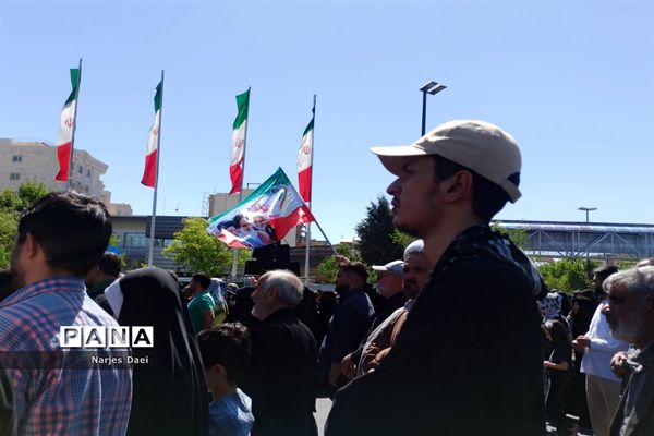 راهپیمایی بزرگ مردم مشهد در آخرین جمعه ماه مبارک رمضان