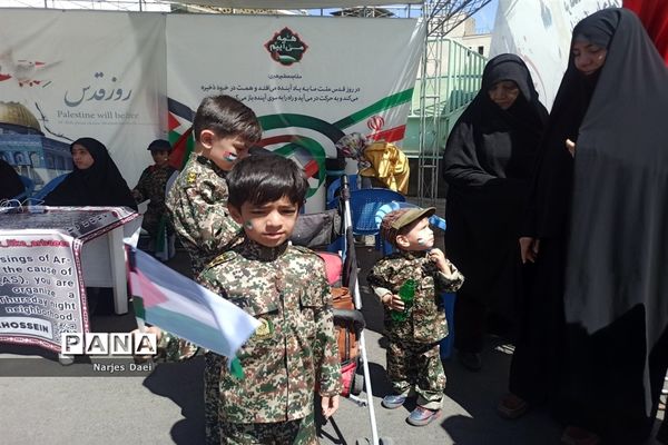 راهپیمایی بزرگ مردم مشهد در آخرین جمعه ماه مبارک رمضان