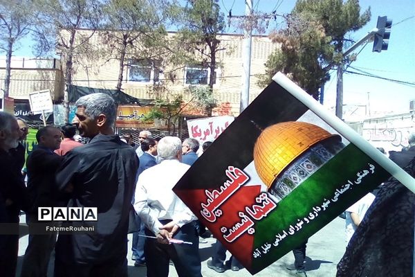 حضور پرشور مردم ولایتمدار خلیل‌آباد در روز قدس