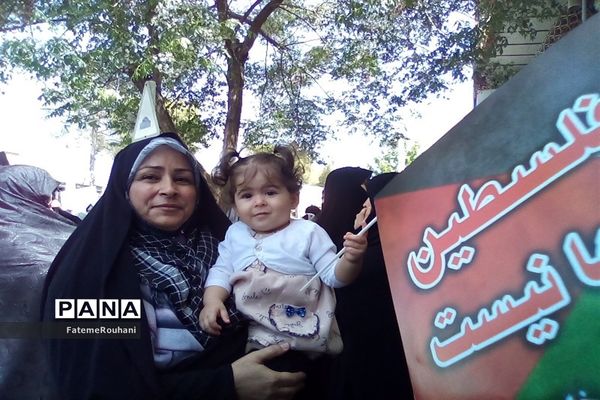 حضور پرشور مردم ولایتمدار خلیل‌آباد در روز قدس