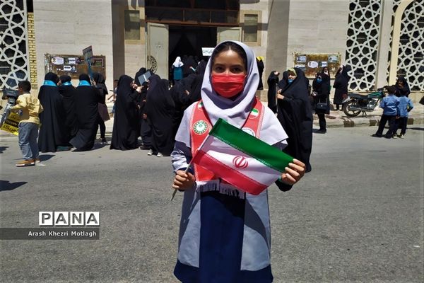 راهپیمایی روز جهانی قدس در شهرستان کازرون