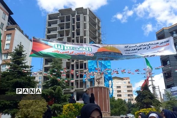 راهپیمایی روز قدس در رودهن