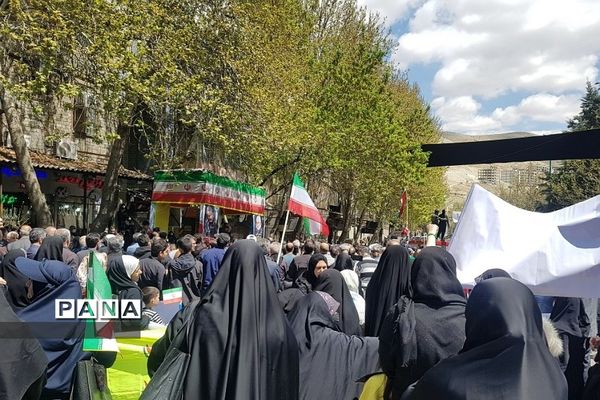 راهپیمایی روز قدس در رودهن