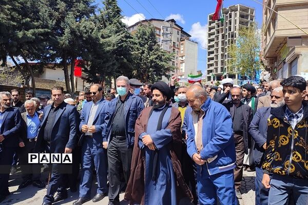راهپیمایی روز قدس در رودهن