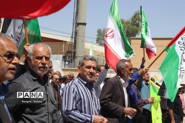 برگزاری راهپیمایی روز جهانی قدس در امیدیه