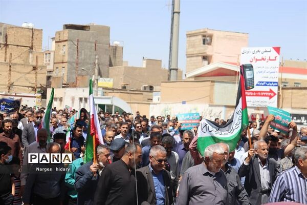 برگزاری راهپیمایی روز جهانی قدس در امیدیه