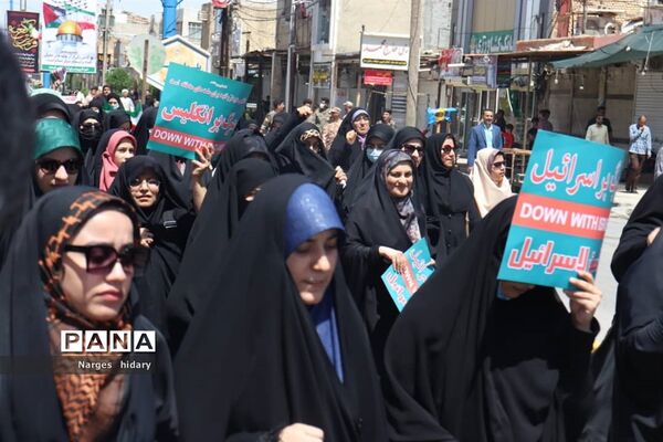 برگزاری راهپیمایی روز جهانی قدس در امیدیه